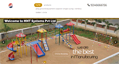 Desktop Screenshot of childrenplaygroundequipment.in